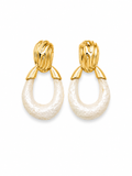 Aretes Perla Celeste