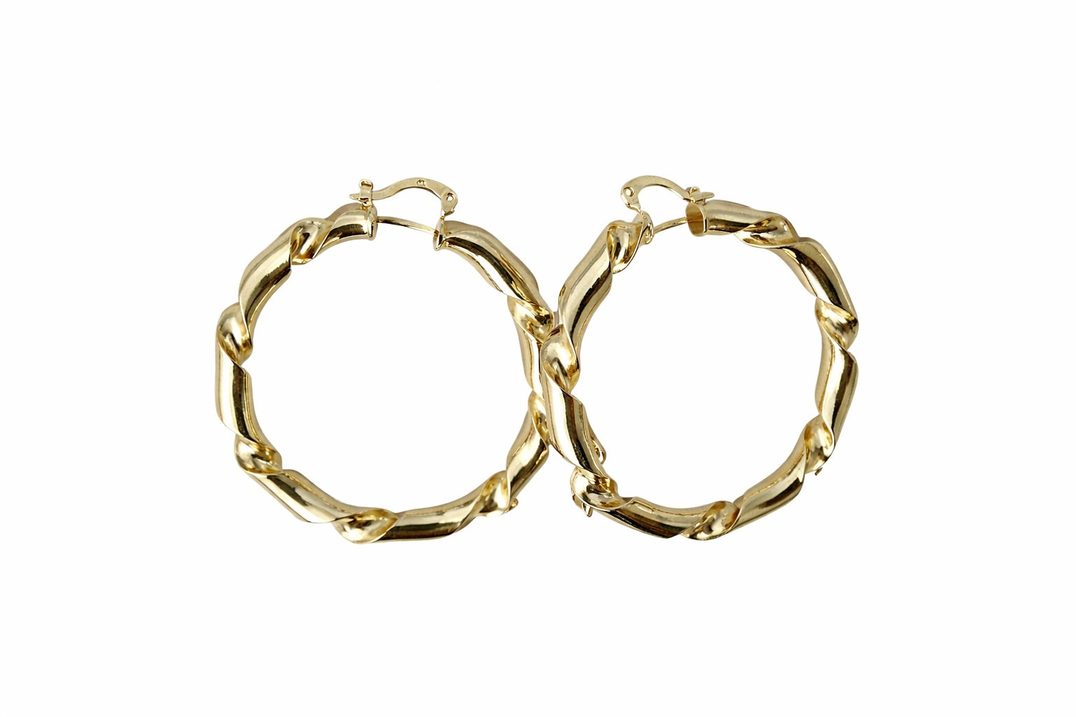 Arracadas Trenza Dorada