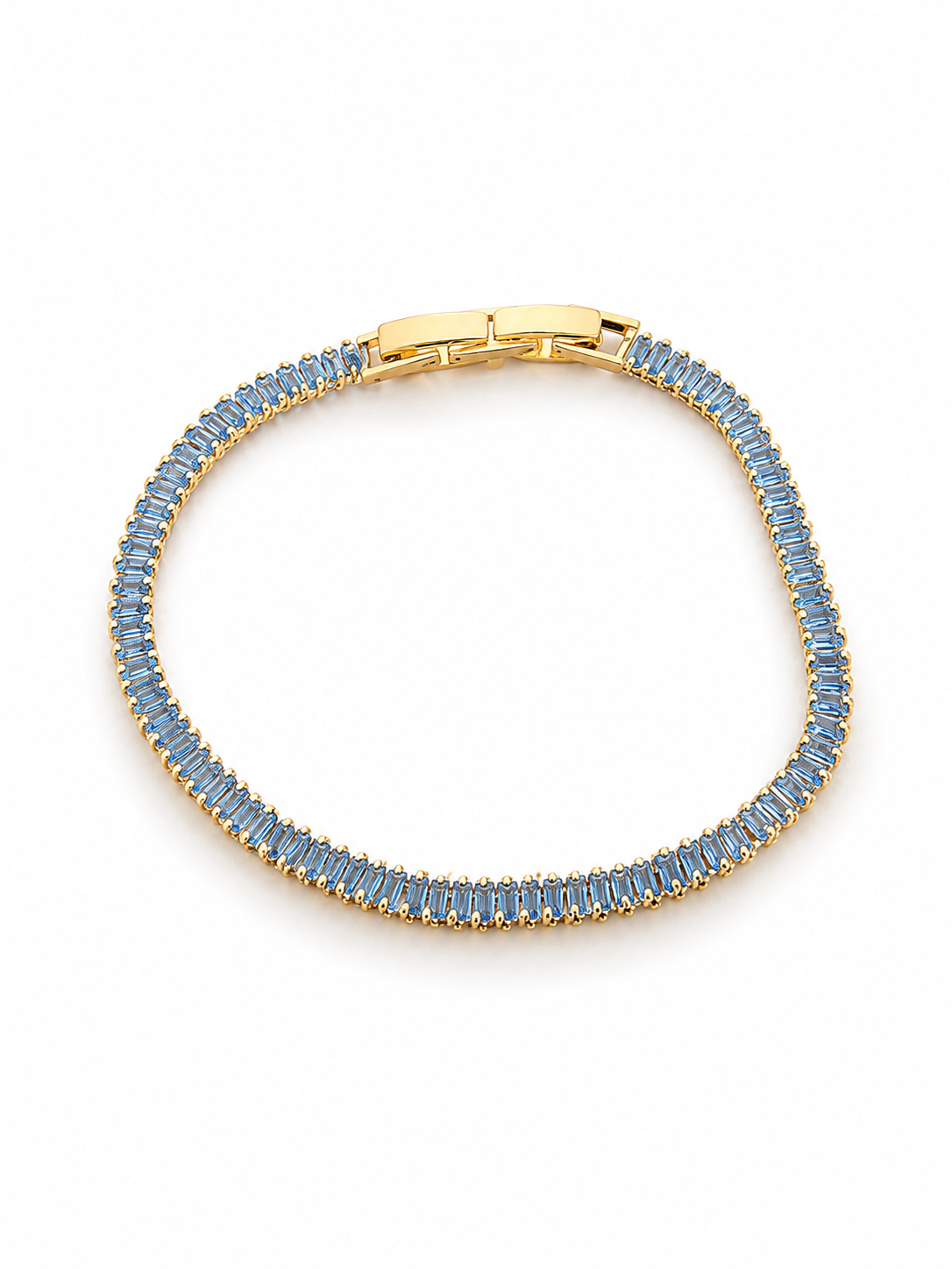 Pulsera Zafiro Celeste  N