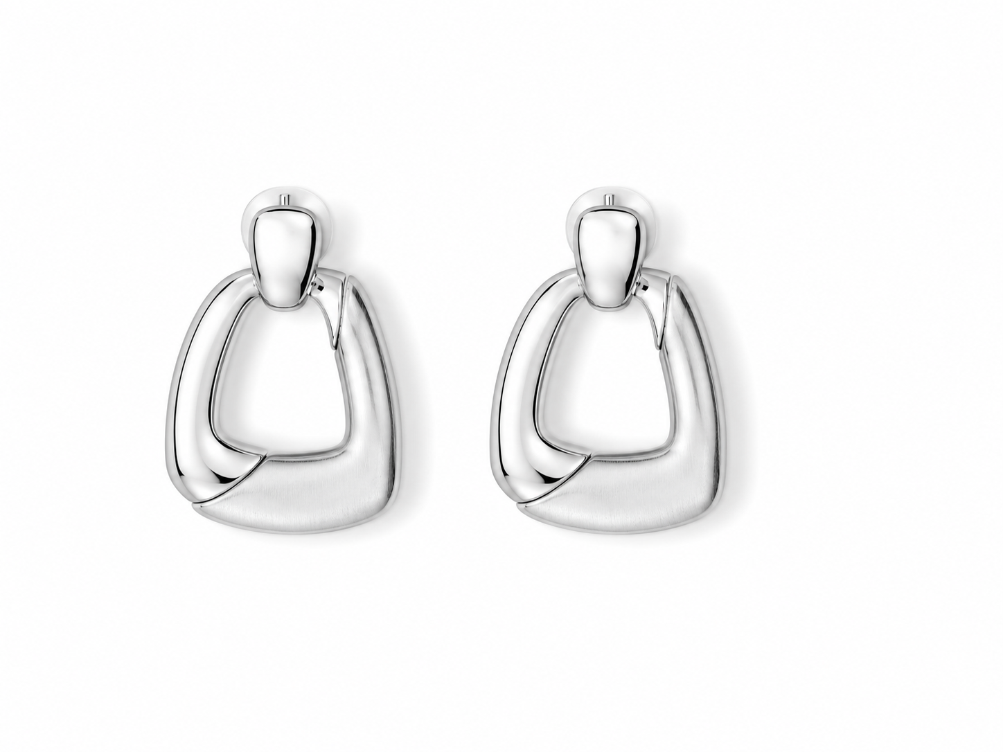 Aretes Horizonte Plateado