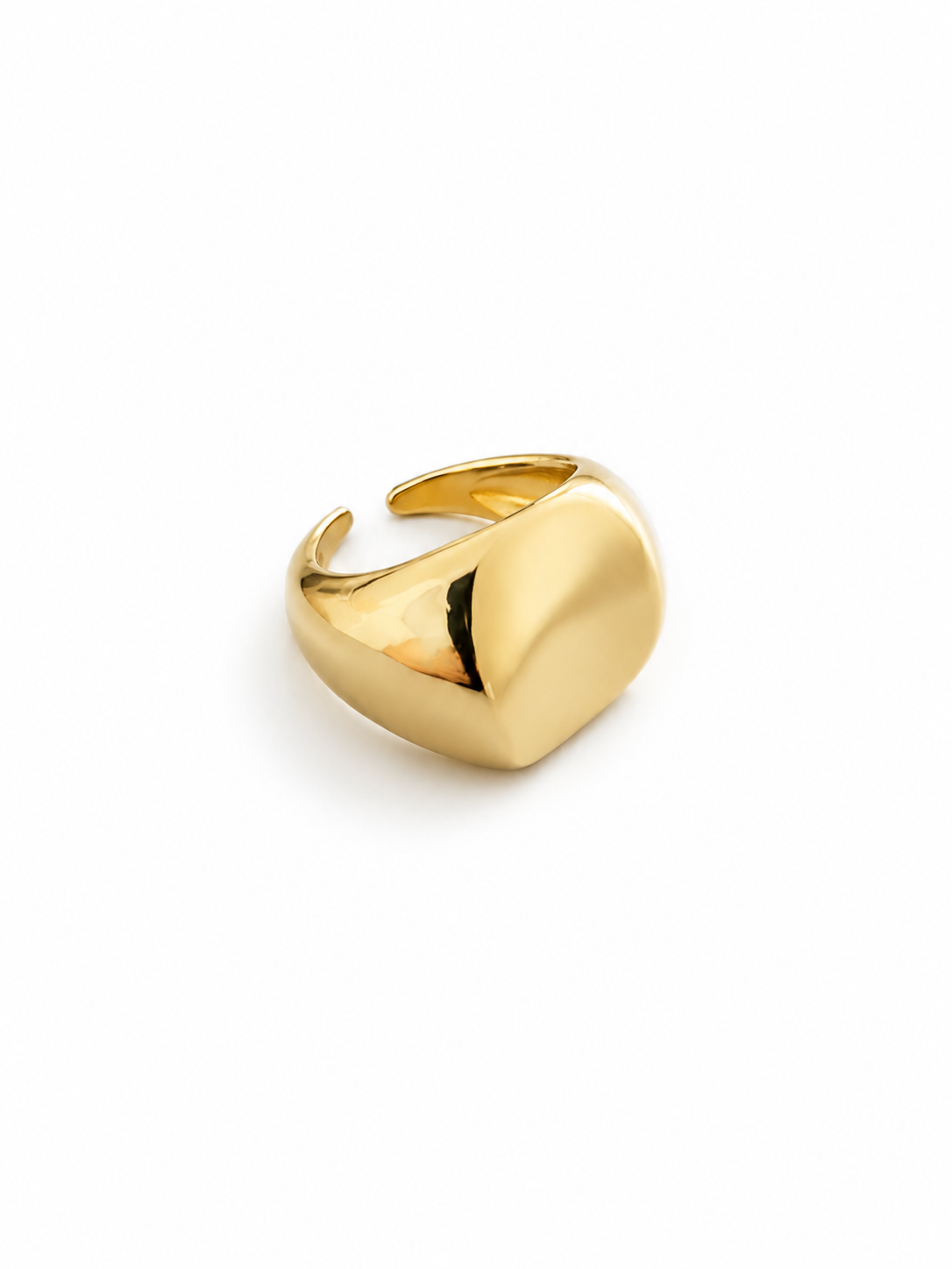 Anillo Óvalo Dorado N