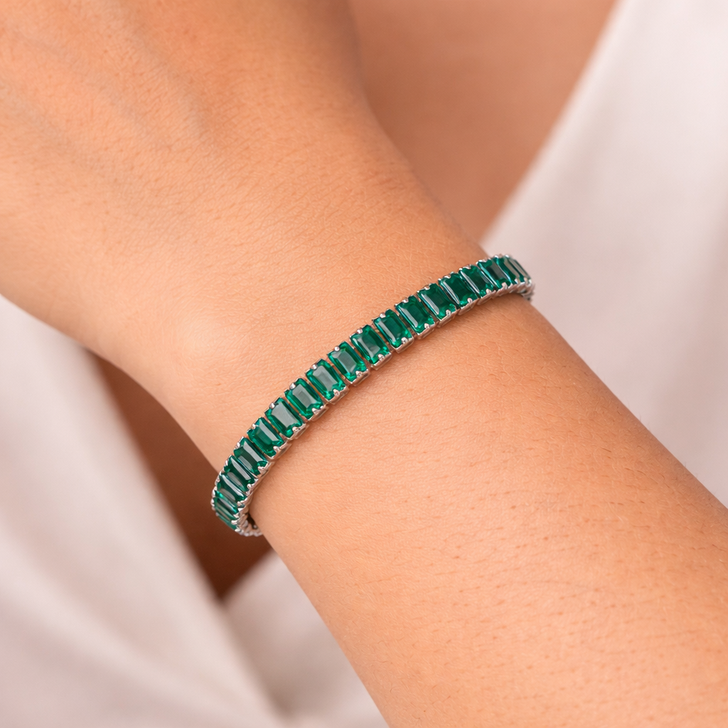 PULSERA ESMERALDA RADIANTE
