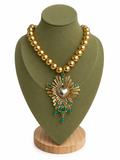 Collar Corazón Esmeralda