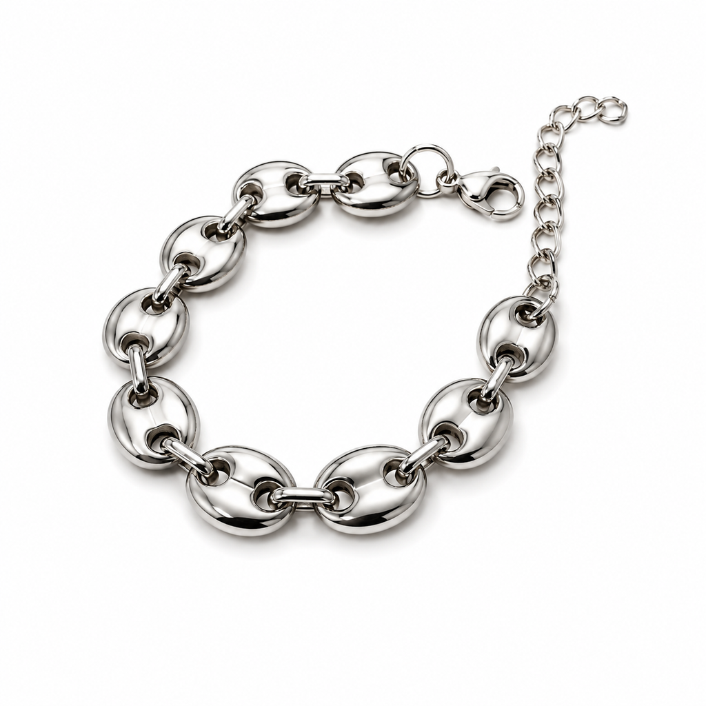Pulsera Eslabones Bold Plata