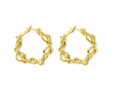 Aretes Trenza Dorada