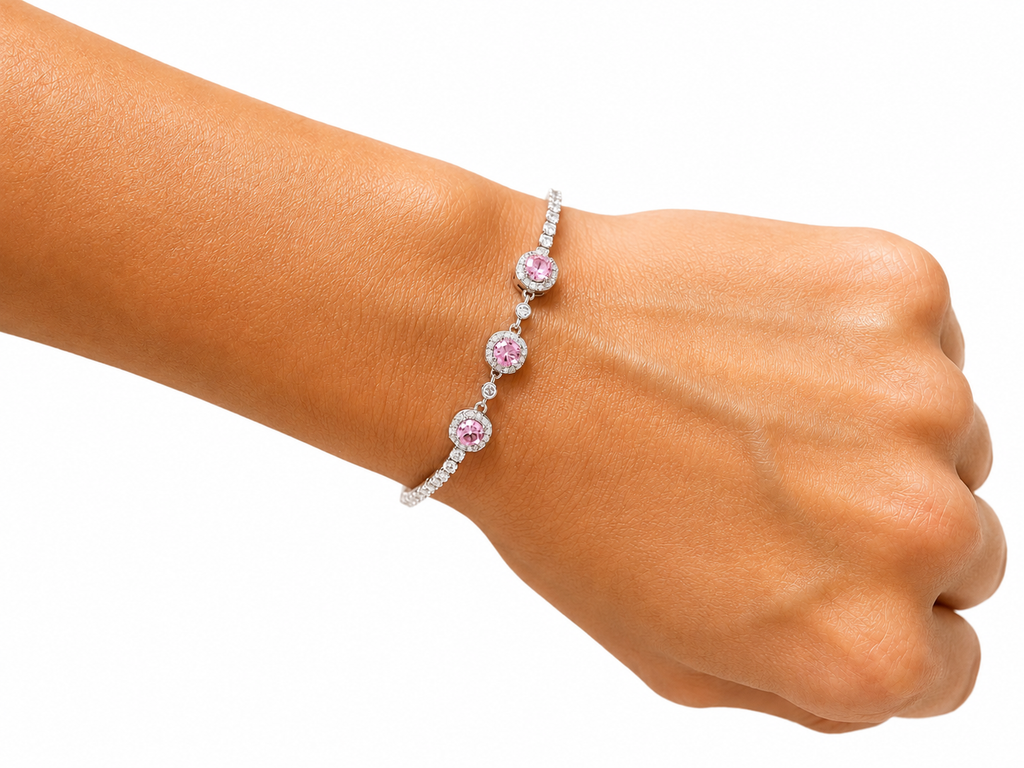 Pulsera Halo Brillante Plata