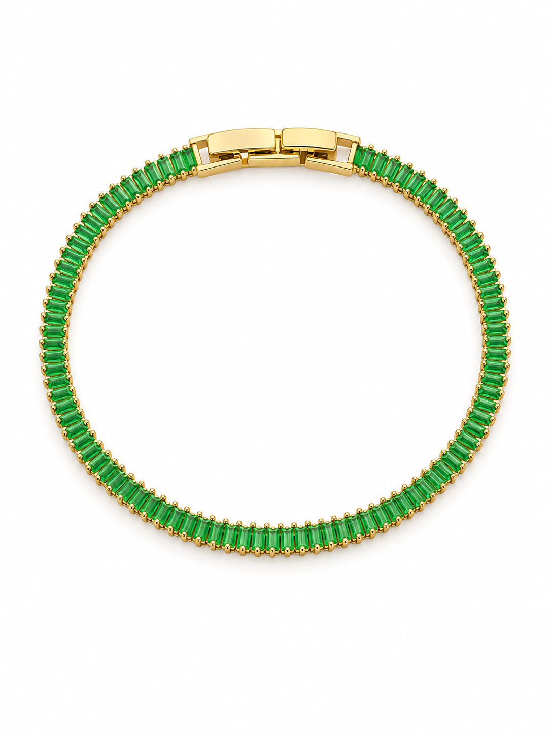 Pulsera Esmeralda Radiante  N