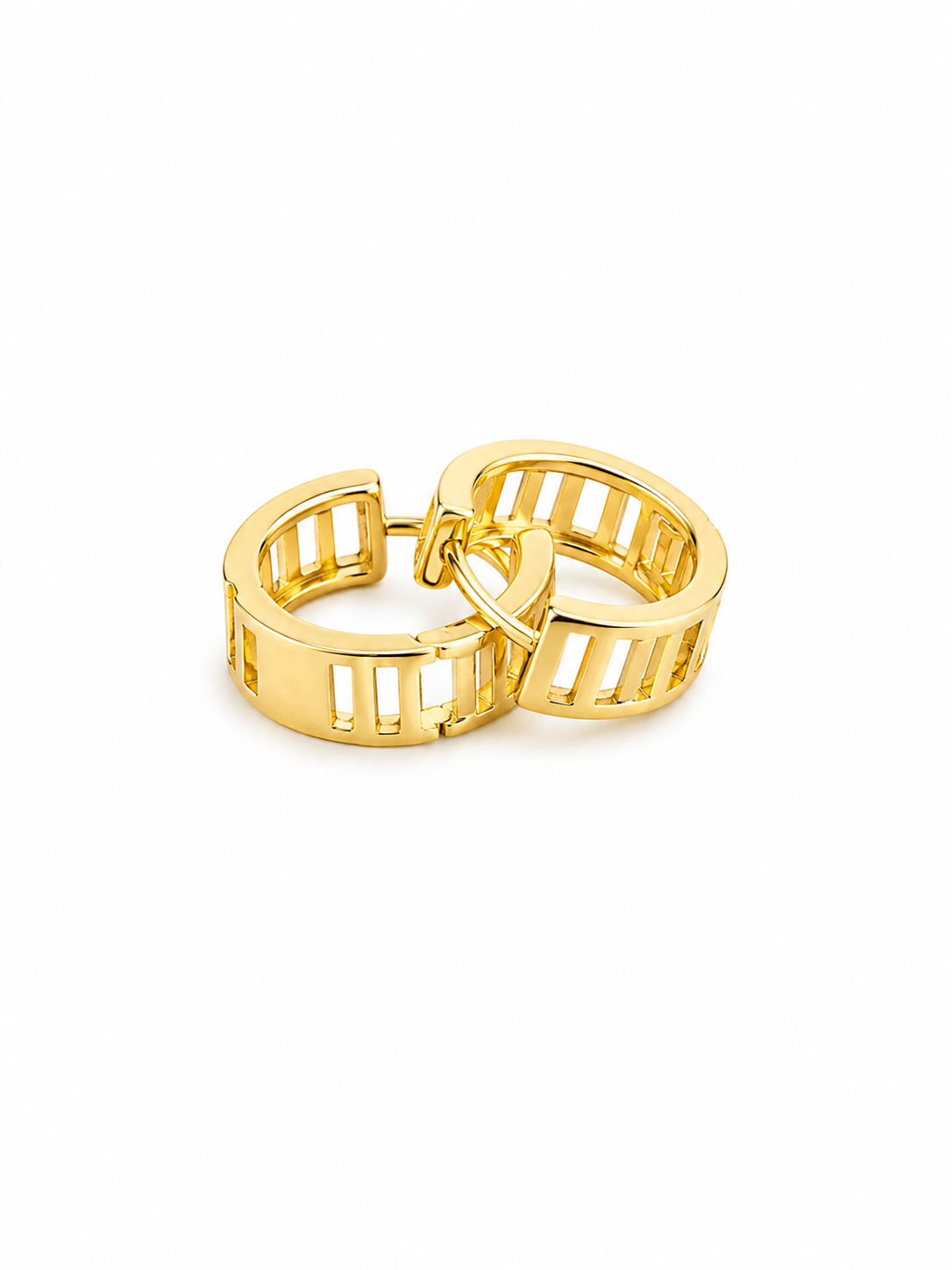 Aretes Aro Geométrico N