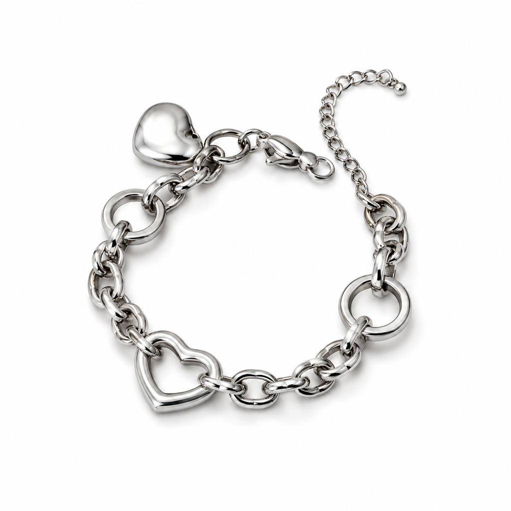 Pulsera Corazón Urban Plata