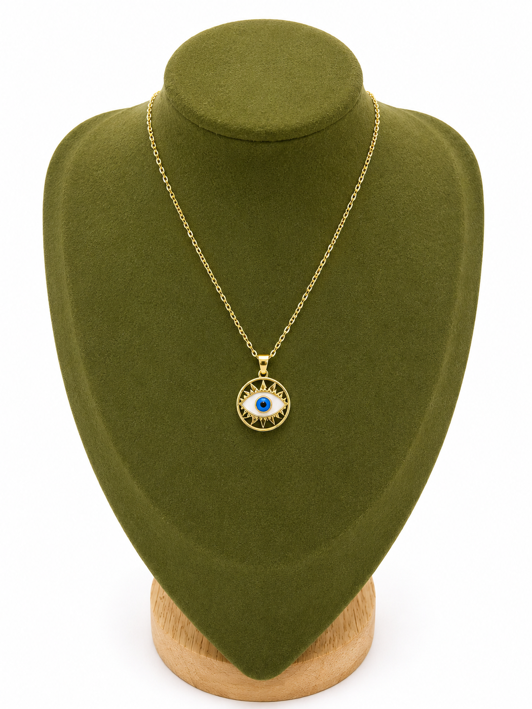 Collar Ojo Turco Solar Gold