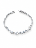 Pulsera Cristal Imperial Plata