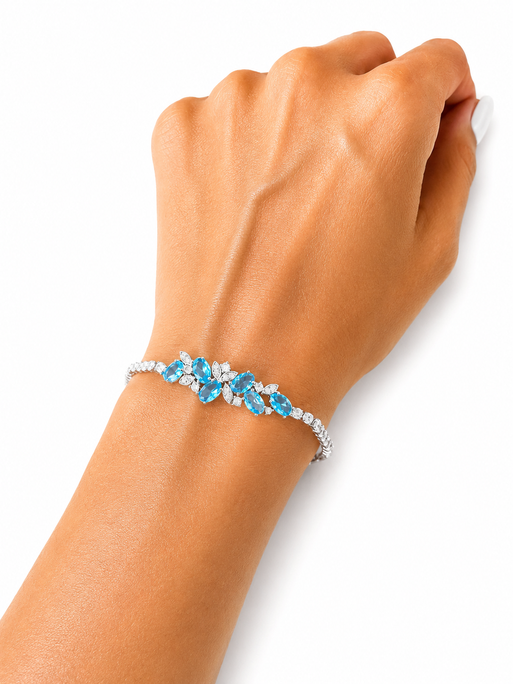 Pulsera Aqua Royale Plata