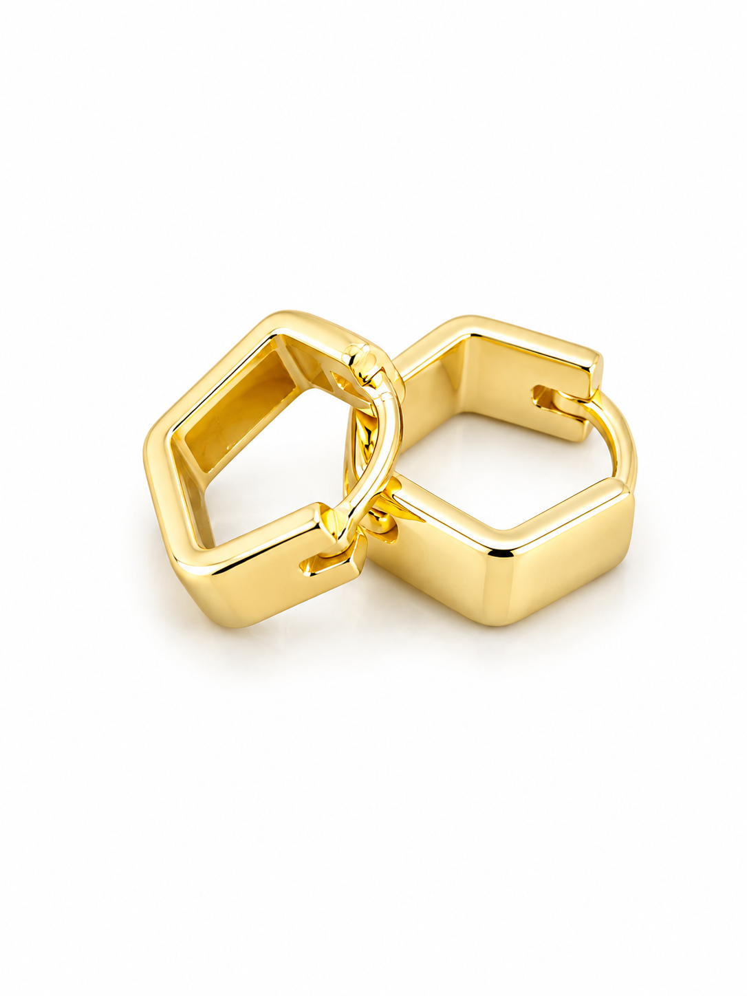 Aretes Aro Cuadrado N