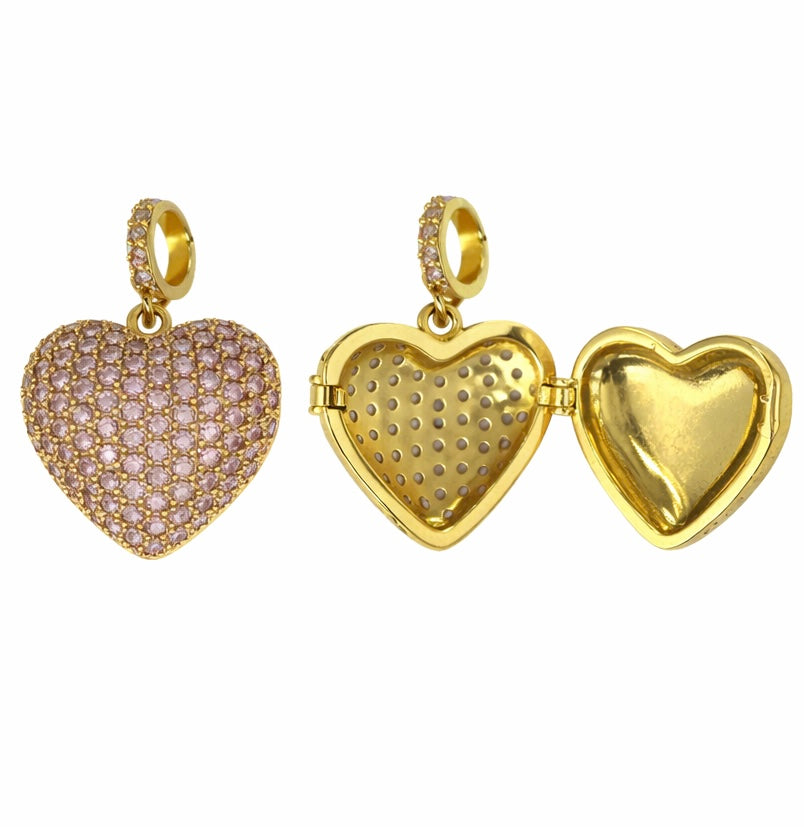 Dije Corazón Secreto  RELICARIO M