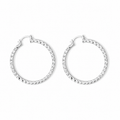 Aretes Argolla Brillo Facetado G