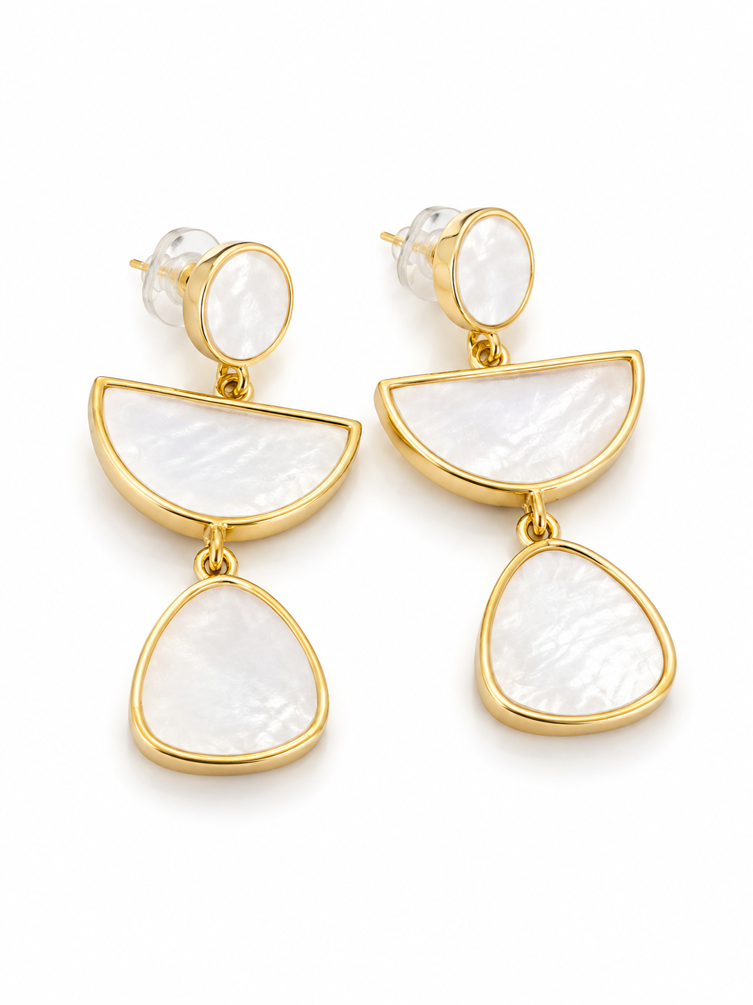 Aretes Geométricos Nácar N