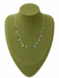 Collar Multicolor Charm Rodio Plata