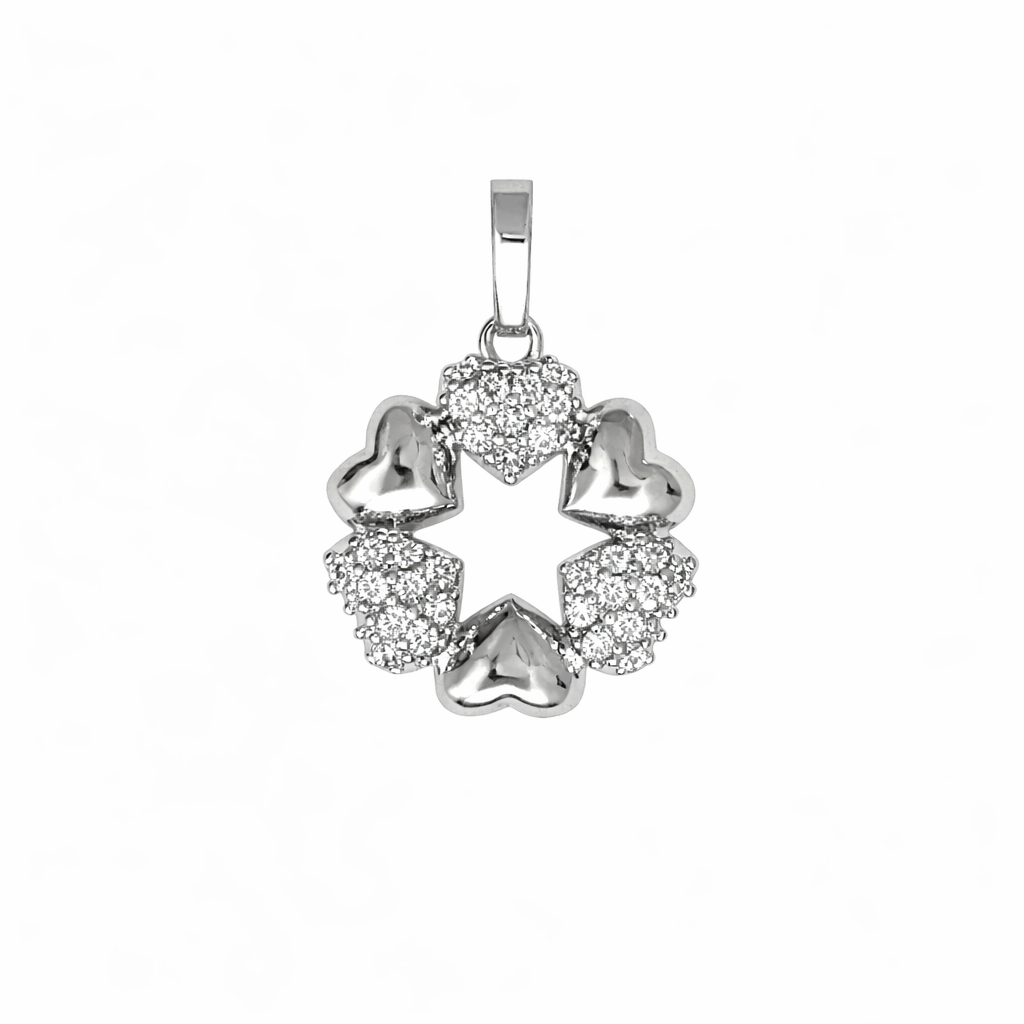 Dije Corazones Brillantes M