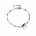 Pulsera Moño Delicado Plata