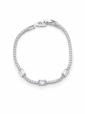 Pulsera Radiant Baguette Plata