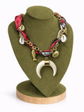 COLLAR CUERNO BOHO