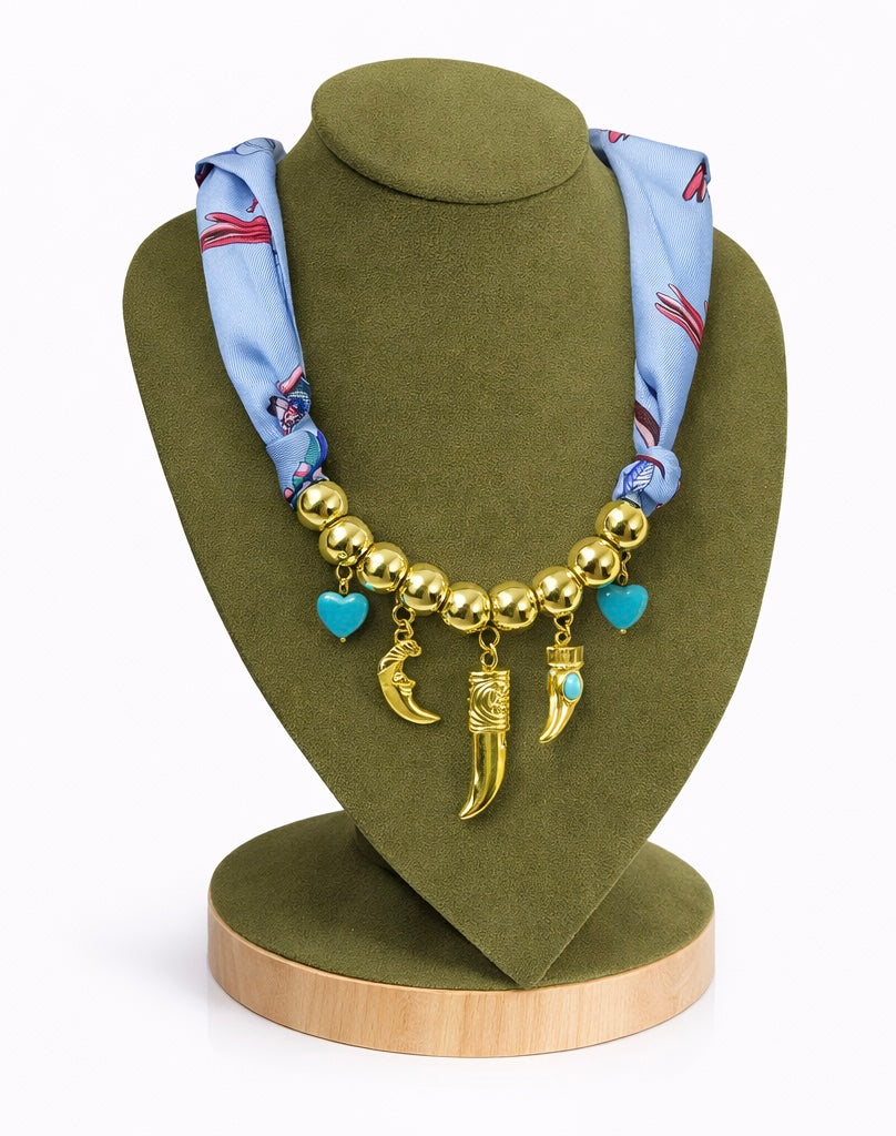 COLLAR AMULETO CELESTES