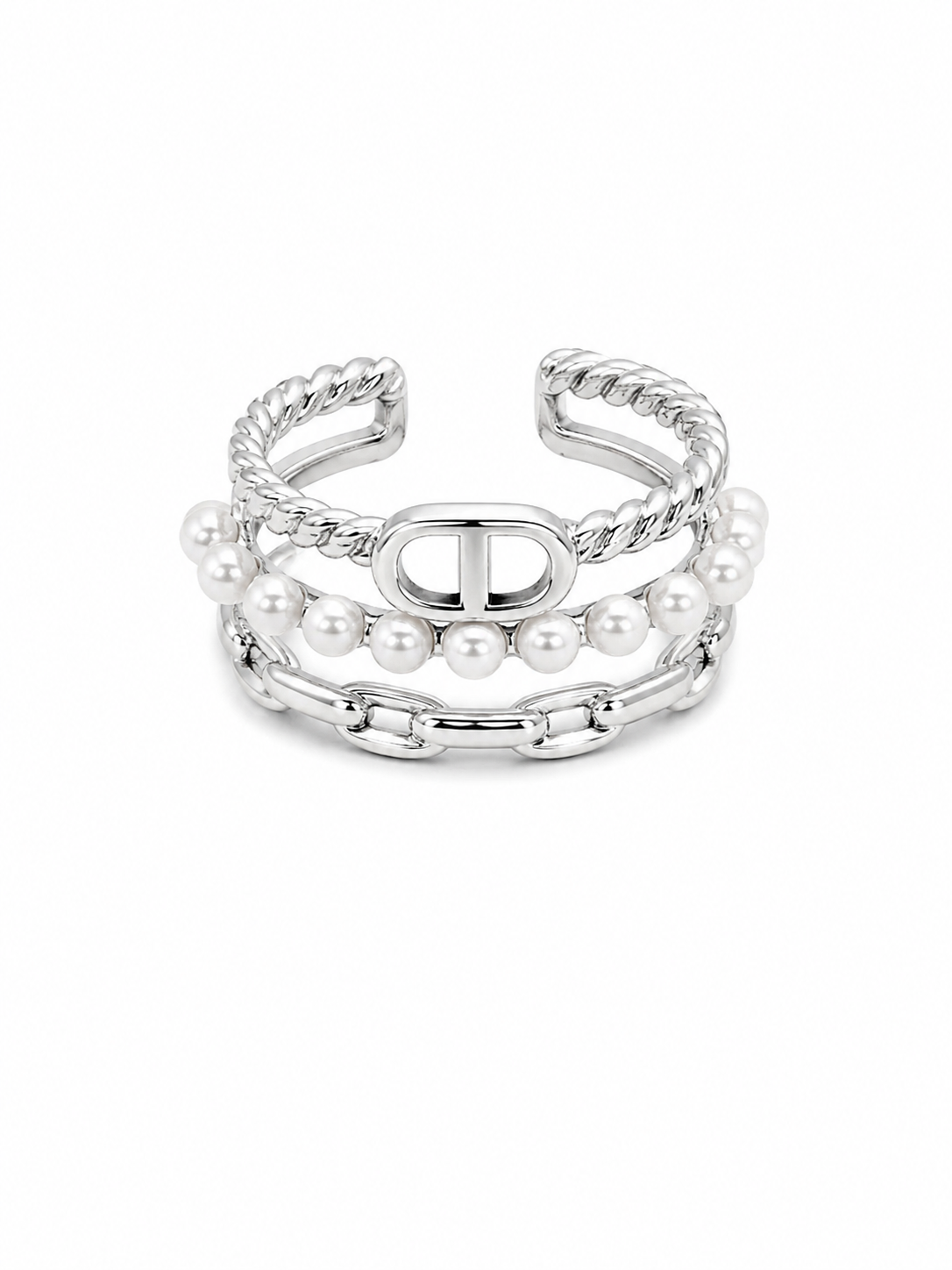 Anillo Trilogía de Perlas N