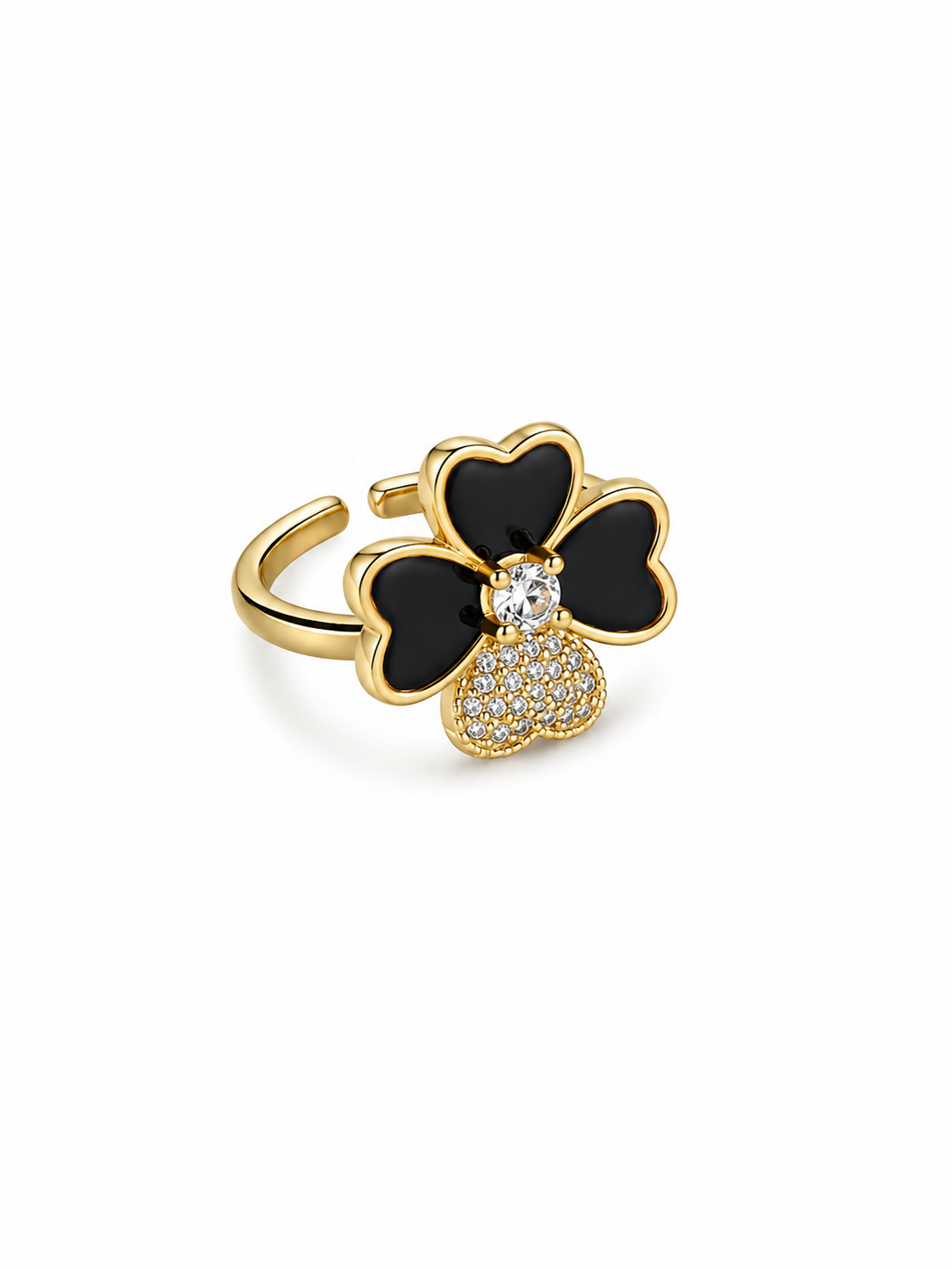 Anillo Trébol Noir N