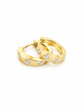 Aretes Aro Zirconia N